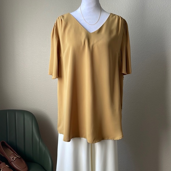 Mustard Office Approved Blouse - Picture 2 of 12